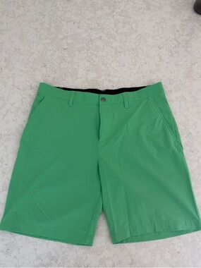Men's Adidas Green Stretch Golf Shorts